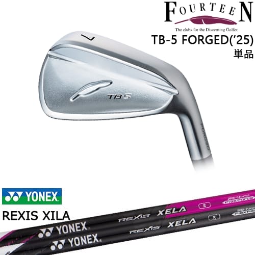 【OVDカスタム】TB-5 FORGED 2025年モデル アイアン単品(5I)[IR]フォーティーンFOURTEEN REXIS XELA レクシス キセラ YONEX ヨネックス