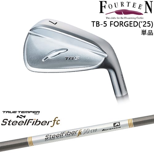 【OVDカスタム】TB-5 FORGED 2025年モデル アイアン単品(5I)[IR]フォーティーンFOURTEEN スチールファイバーfc(テーパー) SteelFiberTRUE TEMPER