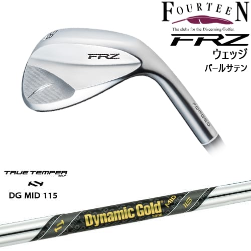 【OVDカスタム】FRZ ウェッジ パールサテン 2024年モデル[WD]フォーティーンFOURTEEN Dynamic Gold MID 115 TRUE TEMPERトゥルーテンパー