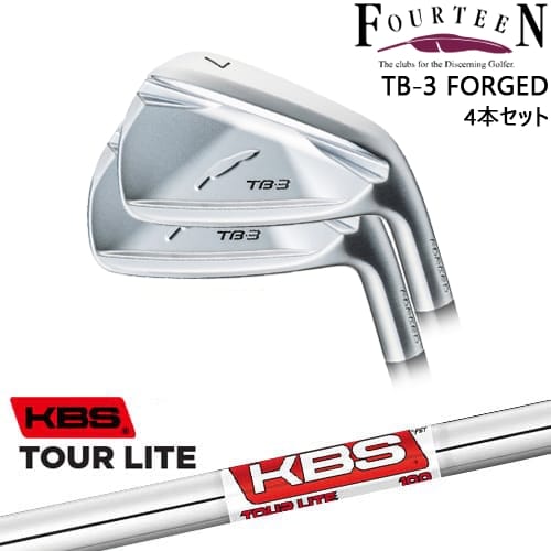 TB-3 FORGED IRON アイアン4本set(7I-PW)[7P]フォーティーンFOURTEEN KBS TOUR LITE(ツアー ライト ) 79,860円