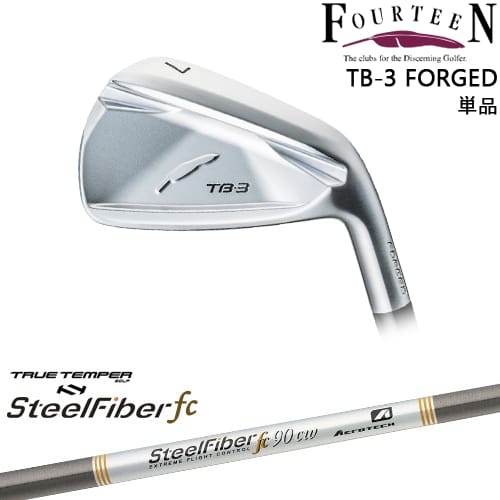 【OVDカスタム】TB-3 FORGED IRON アイアン単品(5I/6I)[IR]フォーティーンFOURTEEN スチールファイバーfc(パラレル) SteelFiberTRUE TEMPER