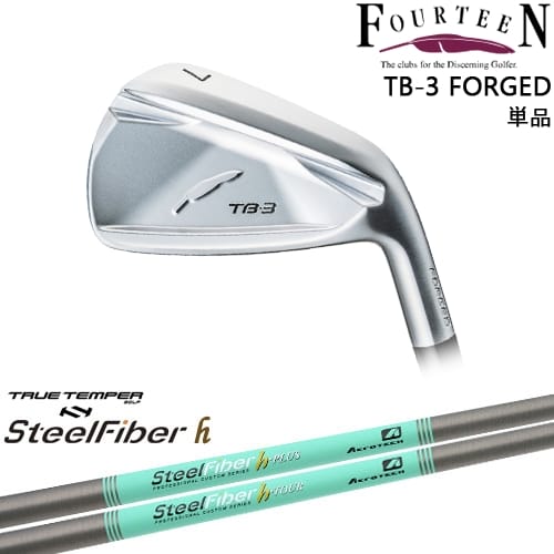 【OVDカスタム】TB-3 FORGED IRON アイアン単品(5I/6I)[IR]フォーティーンFOURTEEN スチールファイバーh(パラレル) SteelFiberTRUE TEMPER