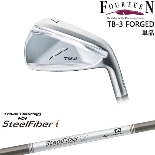 【OVDカスタム】TB-3 FORGED IRON アイアン単品(5I/6I)[IR]フォーティーンFOURTEEN スチールファイバーi(パラレル) SteelFiberTRUE TEMPER