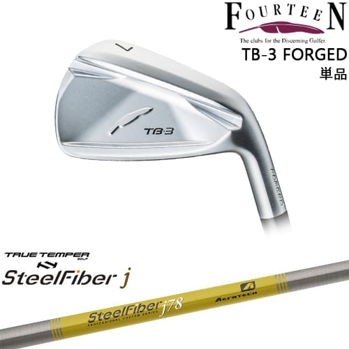 【OVDカスタム】TB-3 FORGED IRON アイアン単品(5I/6I)[IR]フォーティーンFOURTEEN スチールファイバーj(パラレル) SteelFiberTRUE TEMPER