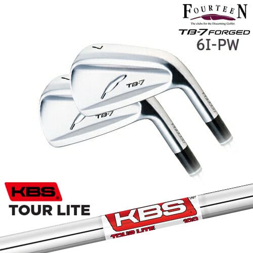 【工房カスタム】TB-7 FORGED アイアン 5本set(6I-PW)[6P]フォーティーンFOURTEEN KBS TOUR LITE