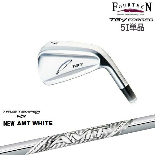 【工房カスタム】TB-7 FORGED アイアン 5I単品[IR]フォーティーンFOURTEEN New AMT WHITE ホワイトTRUE TEMPER
