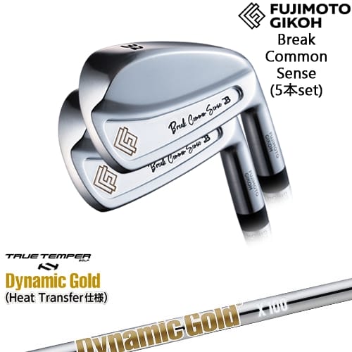 【OVDカスタム】藤本技工 BREAK COMMON SENSE IRON アイアン5本set(28度6I-45度PW)[6P]藤本技工FUJIMOTO DynamicGoldHT ダイナミックゴールドTRUE TEMPER｜カスタムクラブ工房 OVDGOLF