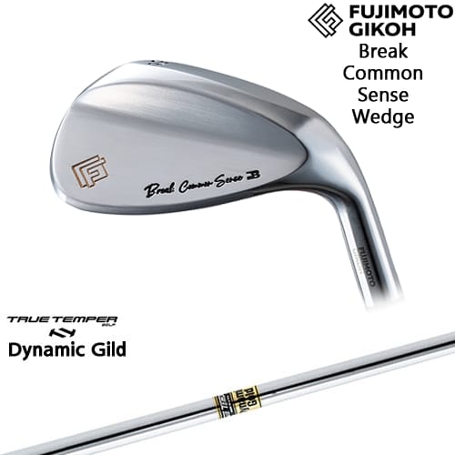 【OVDカスタム】藤本技工 BREAK COMMON SENSE WEDGE ウェッジ[WD]藤本技工FUJIMOTO DynamicGoldダイナミックゴールドTRUE TEMPER｜カスタムクラブ工房 OVDGOLF