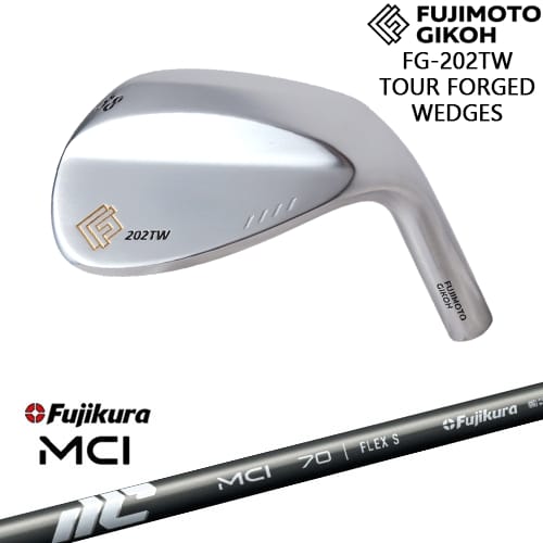 【OVDカスタム】藤本技工 FG-202TW TOUR FOGED WEDGE ウェッジ[WD]藤本技工FUJIMOTO New MCI Fujikura フジクラ｜カスタムクラブ工房 OVDGOLF