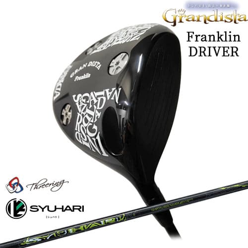 グランディスタ GRAN DISTA フランクリンドライバー Franklin [DW]Threering スリリング SYUHARI シュハリ｜カスタムクラブ工房 OVDGOLF