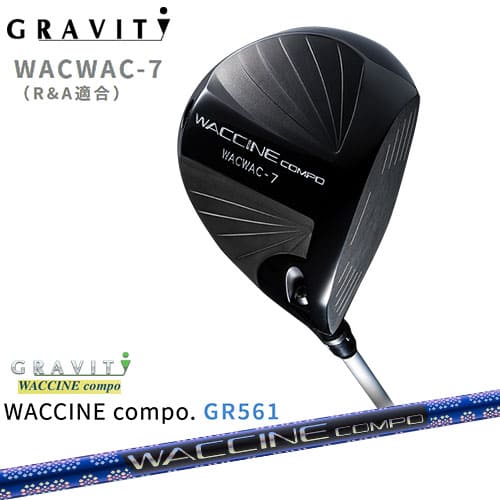 楽天市場】GRAVITY GOLF/WACWAC-7/ワクワクセブン/ドライバー/WACCINE ...