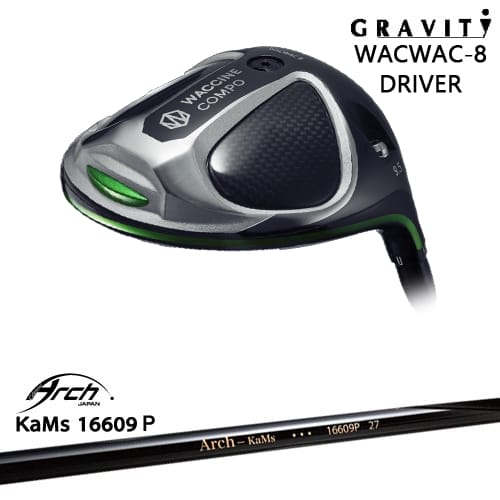 【OVDカスタム】WACWAC-8 ドライバー GRAVITY ワクチンコンポ[DW]グラビティGRAVITY GOLF 16609P ARCH GOLF アーチゴルフジャパン