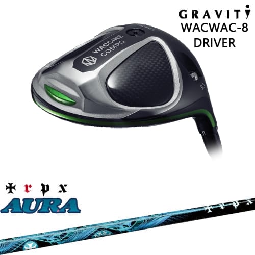 【OVDカスタム】WACWAC-8 ドライバー GRAVITY ワクチンコンポ[DW]グラビティGRAVITY GOLF AURA アウラ TRPX