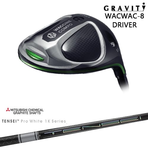 【OVDカスタム】WACWAC-8 ドライバー GRAVITY ワクチンコンポ[DW]グラビティGRAVITY GOLF TENSEI Pro White 1K テンセイホワイト 三菱ケミカル