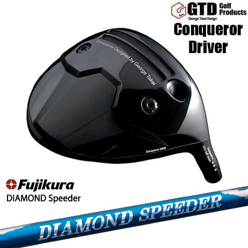 【OVDカスタム】GTD Conqueror ドライバー[DW]ジーティーディーGTD DIAMOND SPEEDER ダイヤモンドスピーダー フジクラ Fujikura