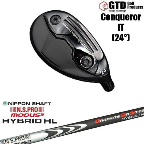 【OVDカスタム】GTD Conqueror IT コンクワーラー アイアンユーティリティ[UT]ジーティーディーGTD N.S.PRO MODUS3 HYBLID HL モーダスハイブリッド日本シャフト｜カスタムクラブ工房 OVDGOLF