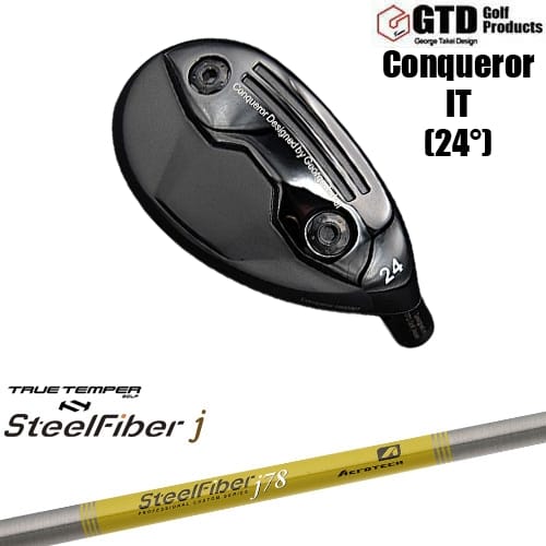 【OVDカスタム】GTD Conqueror IT コンクワーラー アイアンユーティリティ[UT]ジーティーディーGTD スチールファイバーj(パラレル) SteelFiberTRUE TEMPER｜カスタムクラブ工房 OVDGOLF 42,900円