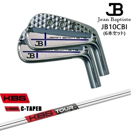 【OVDカスタム】ジャンバティスト JB10CBI アイアン6本set(5I-PW) ブルークロス[5P]ジャンバティストJEANBAPTISTE KBS C-TAPER