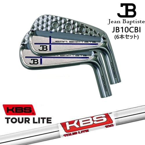 【OVDカスタム】ジャンバティスト JB10CBI アイアン6本set(5I-PW) ブルークロス[5P]ジャンバティストJEANBAPTISTE KBS TOUR LITE(ツアー ライト )