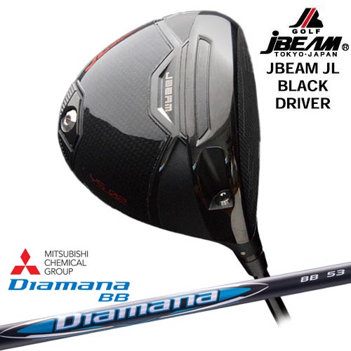 JBEAM JL BLACK DRIVER ドライバー[DW]ジェイビームJBEAM Diamana BB ディアマナBB 三菱ケミカル