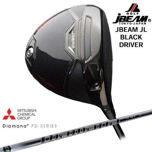 JBEAM JL BLACK DRIVER ドライバー[DW]ジェイビームJBEAM DiamanaPD ディアマナPD 三菱ケミカル