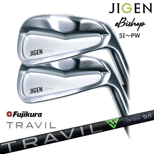 【在庫品即納】JIGEN eBishop イービショップ ジゲン アイアン6本セット(5I～PW) TRAVIL IRON トラビルアイアン Fujikura フジクラ｜カスタムクラブ工房 OVDGOLF