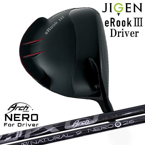JIGEN eRookIII イールーク3 ジゲン ドライバー[DW]ジゲンJIGEN For Driver NEROネロ ARCH GOLF アーチゴルフジャパン
