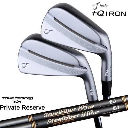Jucie ジューシー tQアイアン 5本セット(6I～PW) SteelFiberｉシリーズ SteelFiber Private Reserve トゥルーテンパー[6P]/カスタムクラブ 121,000円