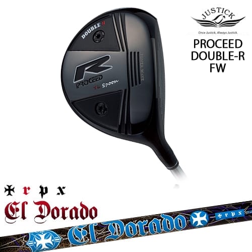 PROCEED DOUBLE-R FW プロシード・ダブル-R・フェアウェイウッド[FW]ジャスティックJUSTICK EL・DORADO エルドラド TRPX｜カスタムクラブ工房 OVDGOLF