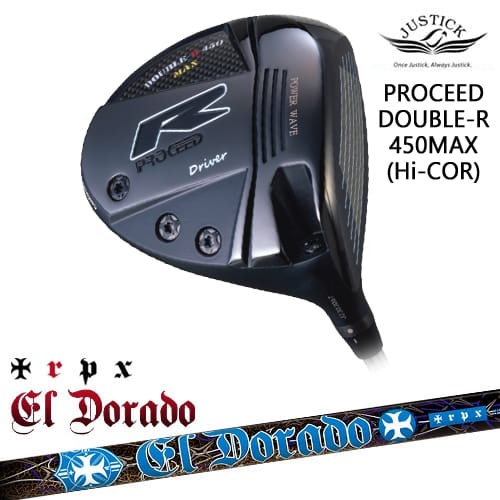 【OVDカスタム】PROCEED DOUBLE-R 450MAX ドライバー Hi-CORモデル[DW]ジャスティックJUSTICK EL・DORADO エルドラド TRPX
