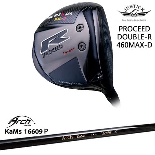 PROCEED DOUBLE-R 460 MAX-D ドライバー[DW]ジャスティックJUSTICK 16609P ARCH GOLF アーチゴルフジャパン