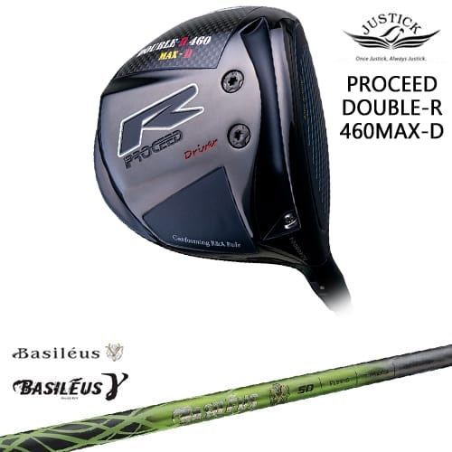 PROCEED DOUBLE-R 460 MAX-D ドライバー[DW]ジャスティックJUSTICK Basileus γ ガンマ バシレウス