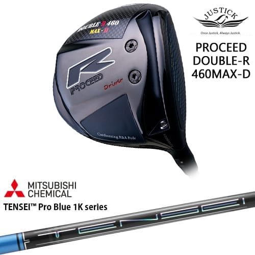 PROCEED DOUBLE-R 460 MAX-D ドライバー[DW]ジャスティックJUSTICK TENSEI Pro Blue 1K テンセイブルーワンケー