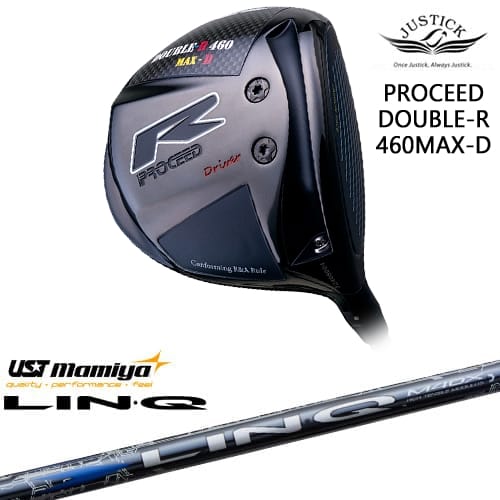PROCEED DOUBLE-R 460 MAX-D ドライバー[DW]ジャスティックJUSTICK LIN-Q BLUE EX リンク ブルー EX マミヤmamiya