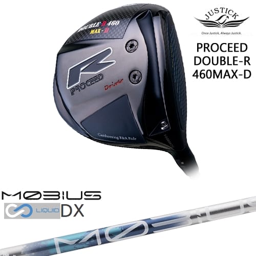 PROCEED DOUBLE-R 460 MAX-D ドライバー[DW]ジャスティックJUSTICK MOBIUS LIQUID DX メビウスリキッド デザインチューニング｜カスタムクラブ工房 OVDGOLF