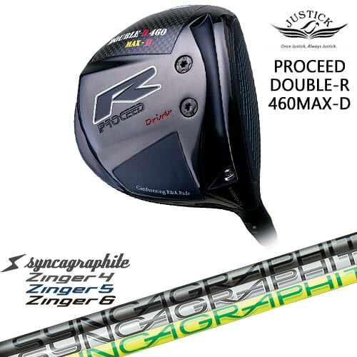PROCEED DOUBLE-R 460 MAX-D ドライバー[DW]ジャスティックJUSTICK Zinger SHAFT for DRIVER ジンガー シンカグラファイト｜カスタムクラブ工房 OVDGOLF