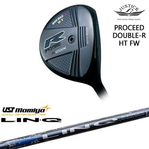 【OVDカスタム】PROCEED DOUBLE-R HT FW フェアウェイウッド[FW]ジャスティックJUSTICK LIN-Q BLUE EX リンク ブルー EX マミヤmamiya