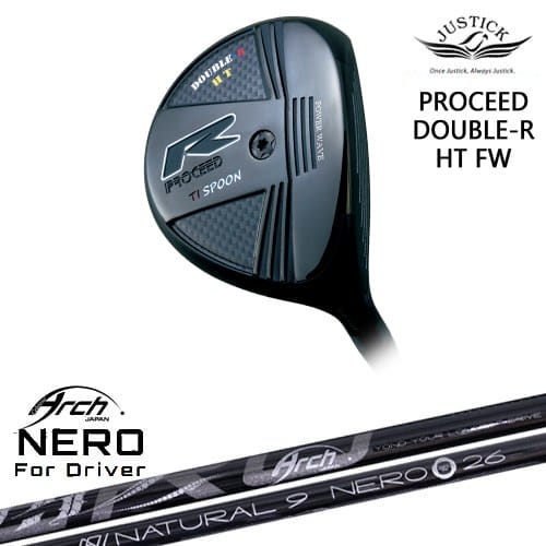 【OVDカスタム】PROCEED DOUBLE-R HT FW フェアウェイウッド[FW]ジャスティックJUSTICK For Driver NEROネロ ARCH GOLF アーチゴルフジャパン