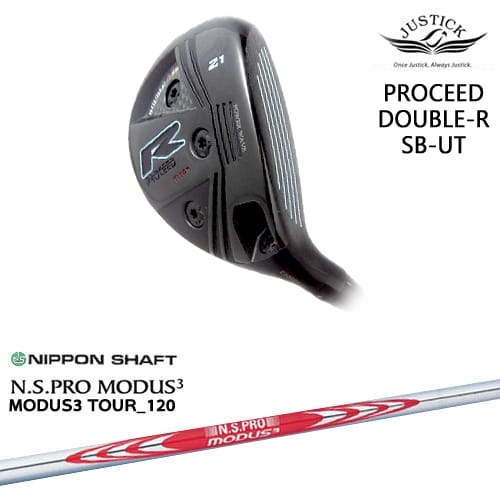 【OVDカスタム】PROCEED DOUBLE-R SB-UT ユーティリティ(18度/21度/24度)[UT]ジャスティックJUSTICK N.S.PRO MODUS3 120 日本シャフト｜カスタムクラブ工房 OVDGOLF