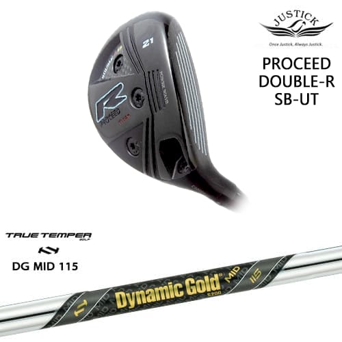 【OVDカスタム】PROCEED DOUBLE-R SB-UT ユーティリティ(18度/21度/24度)[UT]ジャスティックJUSTICK Dynamic Gold MID 115 TRUE TEMPERトゥルーテンパー｜カスタムクラブ工房 OVDGOLF
