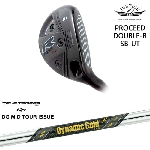 【OVDカスタム】PROCEED DOUBLE-R SB-UT ユーティリティ(18度/21度/24度)[UT]ジャスティックJUSTICK Dynamic Gold MID TOUR ISSUE ツアーイシュー TRUE TEMPERトゥルーテンパー｜カスタムクラブ工房 OVDGOLF