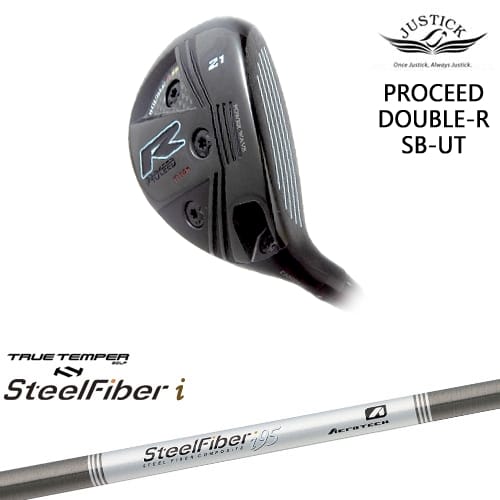 【OVDカスタム】PROCEED DOUBLE-R SB-UT ユーティリティ(18度/21度/24度)[UT]ジャスティックJUSTICK スチールファイバーicw(テーパー) SteelFiberTRUE TEMPER｜カスタムクラブ工房 OVDGOLF