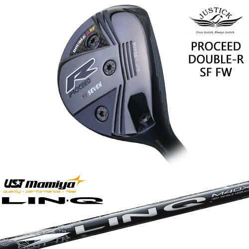 PROCEED DOUBLE-R SF FW フェアウェイウッド[FW]ジャスティックJUSTICK LIN-Q WHITE EX リンク ホワイト EX マミヤmamiya｜カスタムクラブ工房 OVDGOLF