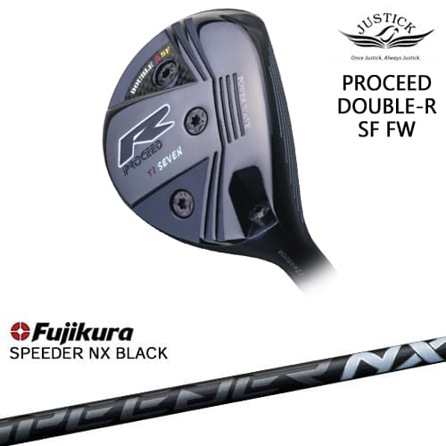 【OVDカスタム】PROCEED DOUBLE-R SF FW フェアウェイウッド[FW]ジャスティックJUSTICK SPEEDER NX BLACK Fujikura フジクラ