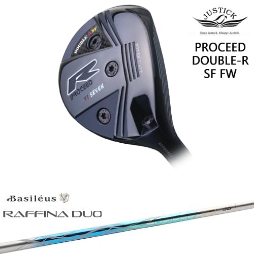 【OVDカスタム】PROCEED DOUBLE-R SF FW フェアウェイウッド[FW]ジャスティックJUSTICK Raffina DUO ラフィーナ デュオ Basileus バシレウス