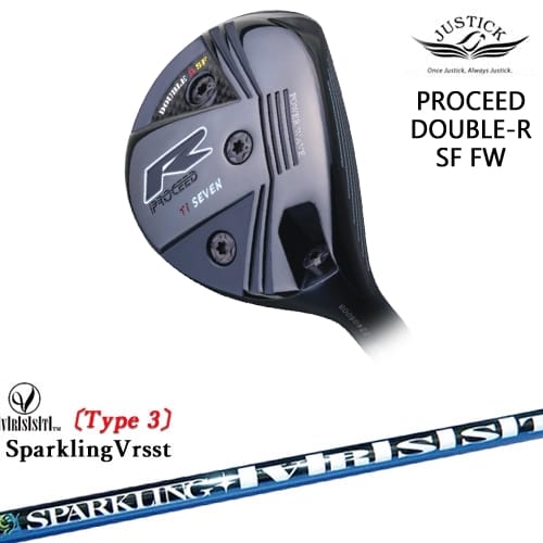 【OVDカスタム】PROCEED DOUBLE-R SF FW フェアウェイウッド[FW]ジャスティックJUSTICK SPARKLING VRSST Type3 スパークリングヴァスト