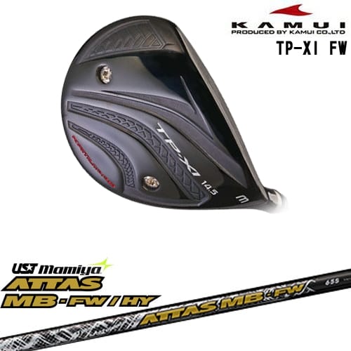 【OVDカスタム】TP-XI イレブン FW フェアウェイウッド[FW]カムイKAMUI ATTAS MB-FW アッタスエムビー マミヤmamiya｜カスタムクラブ工房 OVDGOLF