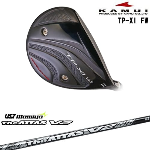 【OVDカスタム】TP-XI イレブン FW フェアウェイウッド[FW]カムイKAMUI The ATTAS V2 ジ・アッタス マミヤmamiya