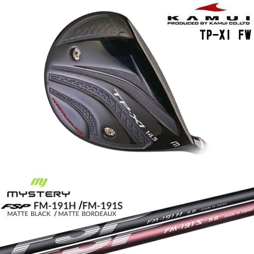 【OVDカスタム】TP-XI イレブン FW フェアウェイウッド[FW]カムイKAMUI FM-191H FM-191S MYSTERY ミステリー