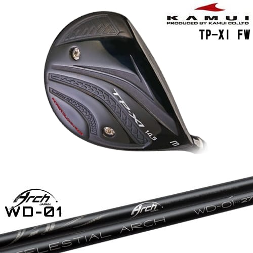 【OVDカスタム】TP-XI イレブン FW フェアウェイウッド[FW]カムイKAMUI For Driver WD-01 ARCH GOLF アーチゴルフジャパン